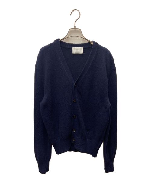 AMI Alexandre Mattiussi（アミアレクサンドルマテュッシ）AMI Alexandre Mattiussi (アミアレクサンドルマテュッシ) カーディガン/カシミヤ混 ネイビー サイズ:Lの古着・服飾アイテム