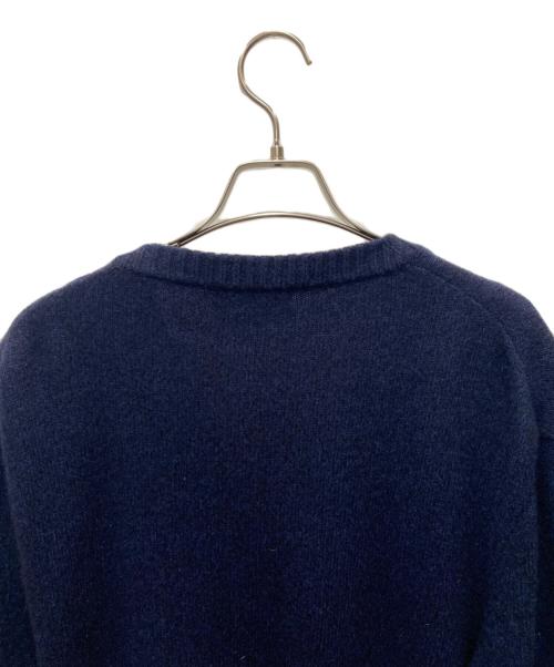 AMI Alexandre Mattiussi（アミアレクサンドルマテュッシ）AMI Alexandre Mattiussi (アミアレクサンドルマテュッシ) カーディガン/カシミヤ混 ネイビー サイズ:Lの古着・服飾アイテム