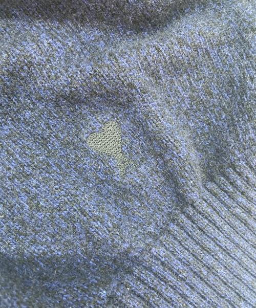 AMI Alexandre Mattiussi（アミアレクサンドルマテュッシ）AMI Alexandre Mattiussi (アミアレクサンドルマテュッシ) カーディガン/カシミヤ混 ネイビー サイズ:Lの古着・服飾アイテム