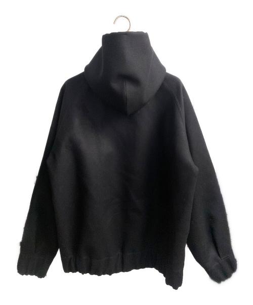 sacai（サカイ）sacai (サカイ) 24SS フーデッドジャケット グレー×ネイビー サイズ:3の古着・服飾アイテム