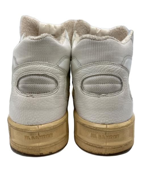 JIL SANDER（ジルサンダー）JIL SANDER (ジルサンダー) ハイカットスニーカー ホワイト サイズ:41の古着・服飾アイテム