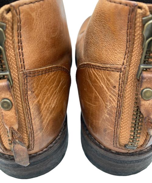 PADRONE（パドローネ）PADRONE (パドローネ) BACK ZIP CHUKKA BOOTS/バック ジップ チャッカ ブーツ ブラウン サイズ:SIZE 41の古着・服飾アイテム