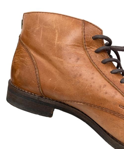 PADRONE（パドローネ）PADRONE (パドローネ) BACK ZIP CHUKKA BOOTS/バック ジップ チャッカ ブーツ ブラウン サイズ:SIZE 41の古着・服飾アイテム