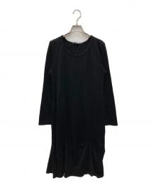 LIMI feu（リミフゥ）の古着「カットワンピース」｜ブラック