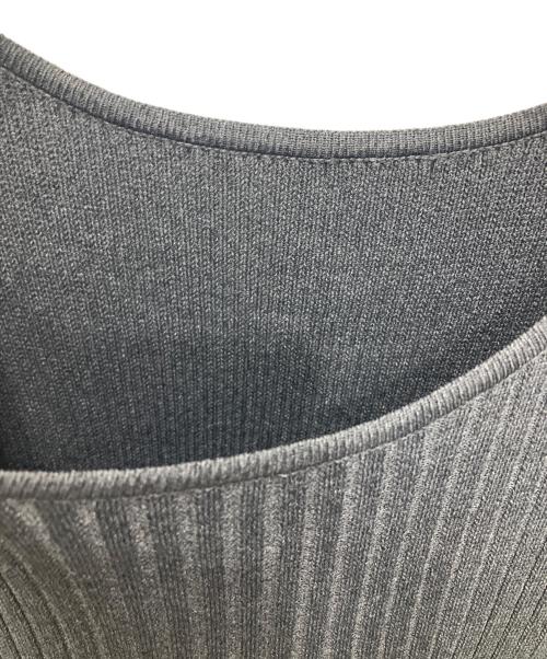 PRANK PROJECT（プランクプロジェクト）PRANK PROJECT (プランクプロジェクト) ニットコンビネーションロングドレス グレー×ブラック サイズ:36の古着・服飾アイテム