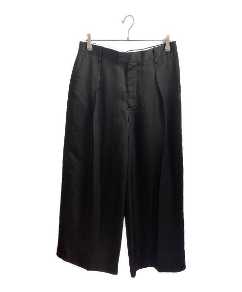BOTTEGA VENETA（ボッテガベネタ）BOTTEGA VENETA (ボッテガベネタ) レーヨンパンツ ブラック サイズ:42の古着・服飾アイテム