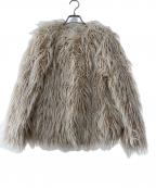 DRIES VAN NOTENドリスヴァンノッテン）の古着「フェイクファーコート」｜ベージュ