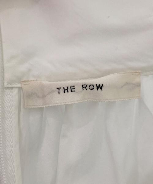 THE ROW（ザ ロウ）THE ROW (ザ ロウ) ハイネックフレアブラウス ホワイト サイズ:Mの古着・服飾アイテム