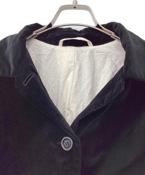 CASEY CASEY（ケーシーケーシー）CASEY CASEY (ケーシーケーシー) ベルベットコート ブラック サイズ:Sの古着・服飾アイテム