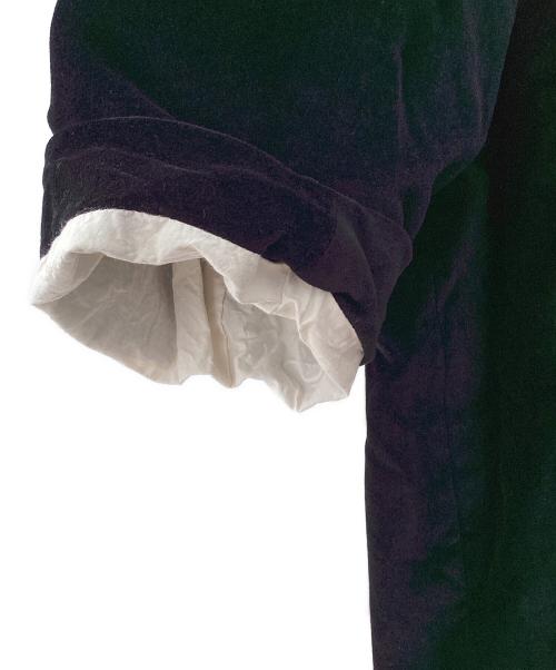 CASEY CASEY（ケーシーケーシー）CASEY CASEY (ケーシーケーシー) ベルベットコート ブラック サイズ:Sの古着・服飾アイテム