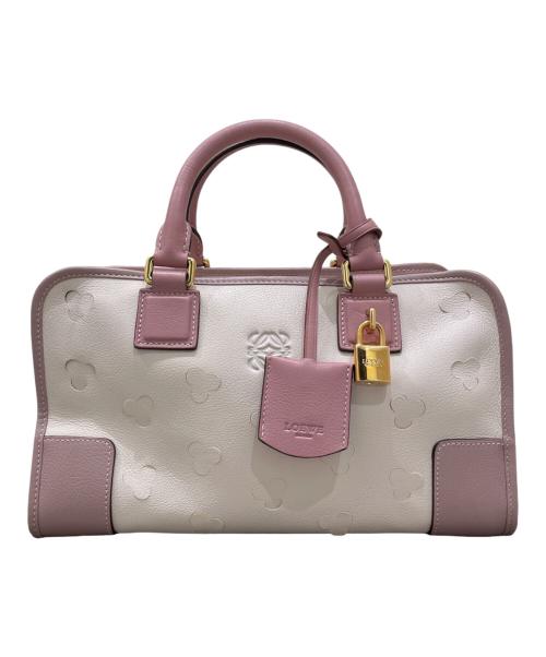 LOEWE（ロエベ）LOEWE (ロエベ) アマソナ28 チェリーブロッサム ベージュ×ピンク サイズ:28の古着・服飾アイテム