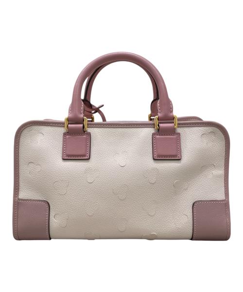 LOEWE（ロエベ）LOEWE (ロエベ) アマソナ28 チェリーブロッサム ベージュ×ピンク サイズ:28の古着・服飾アイテム