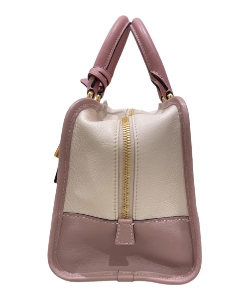 LOEWE（ロエベ）LOEWE (ロエベ) アマソナ28 チェリーブロッサム ベージュ×ピンク サイズ:28の古着・服飾アイテム