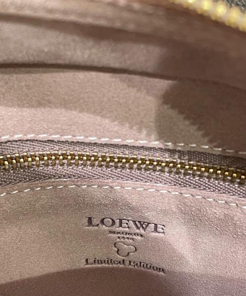 LOEWE（ロエベ）LOEWE (ロエベ) アマソナ28 チェリーブロッサム ベージュ×ピンク サイズ:28の古着・服飾アイテム