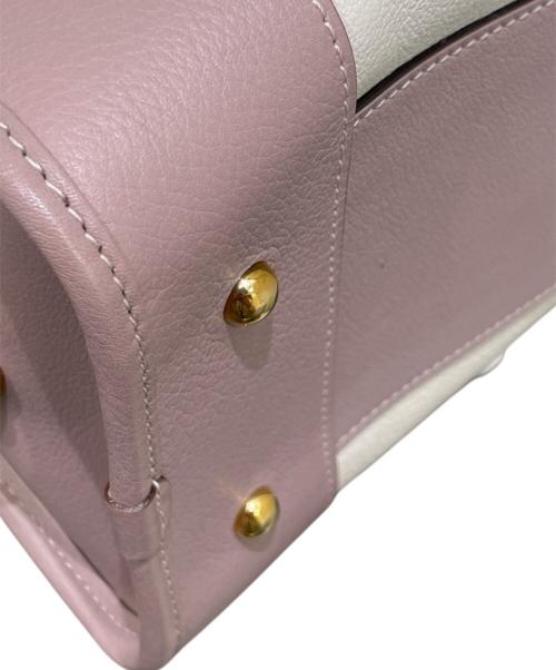 LOEWE（ロエベ）LOEWE (ロエベ) アマソナ28 チェリーブロッサム ベージュ×ピンク サイズ:28の古着・服飾アイテム