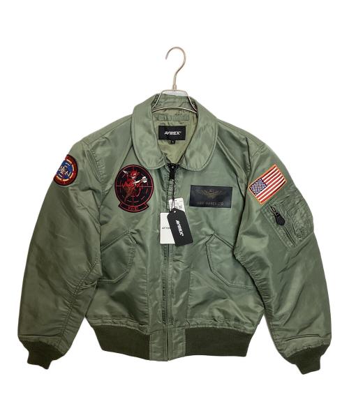 AVIREX（アヴィレックス）AVIREX (アヴィレックス) CWU-36P VX-31 TOP GUN フライトジャケット グリーン サイズ:L 未使用品の古着・服飾アイテム
