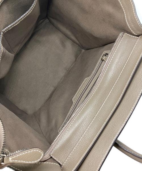 CELINE（セリーヌ）CELINE (セリーヌ) ラゲージ ミニトートバッグ ベージュの古着・服飾アイテム