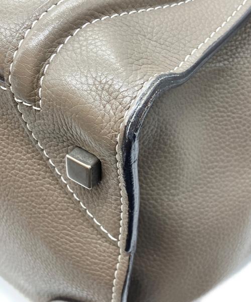 CELINE（セリーヌ）CELINE (セリーヌ) ラゲージ ミニトートバッグ ベージュの古着・服飾アイテム