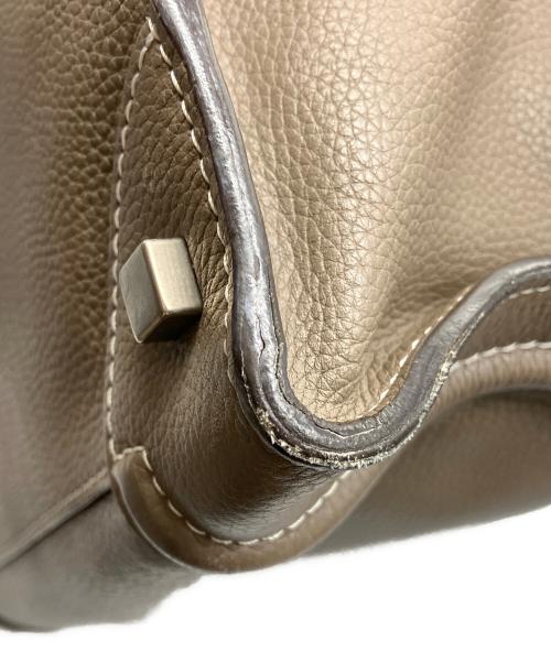 CELINE（セリーヌ）CELINE (セリーヌ) ラゲージ ミニトートバッグ ベージュの古着・服飾アイテム