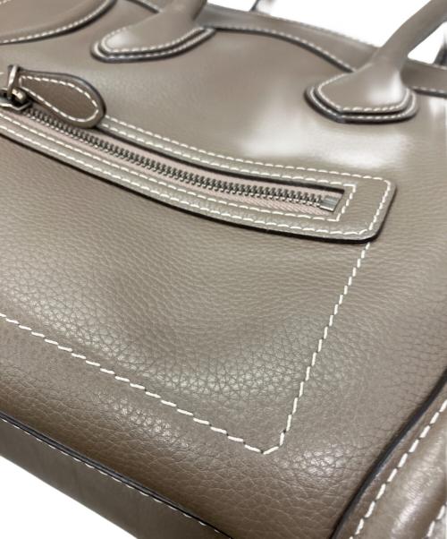 CELINE（セリーヌ）CELINE (セリーヌ) ラゲージ ミニトートバッグ ベージュの古着・服飾アイテム
