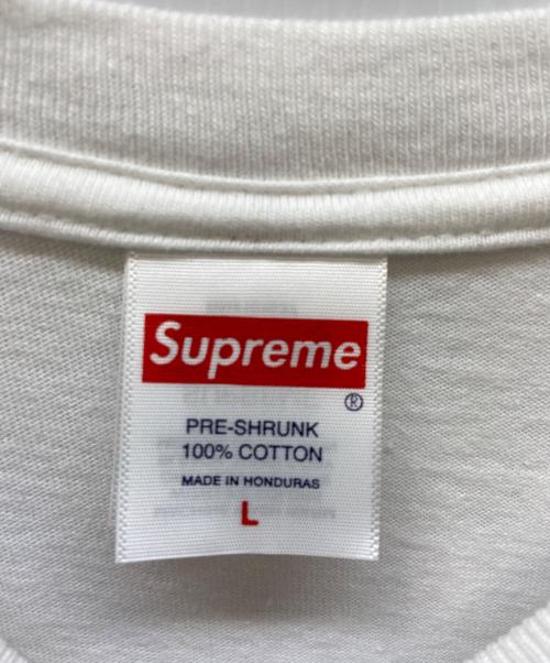 SUPREME（シュプリーム）SUPREME (シュプリーム) 半袖カットソー/Tape Tee ホワイト×シルバー サイズ:Lの古着・服飾アイテム