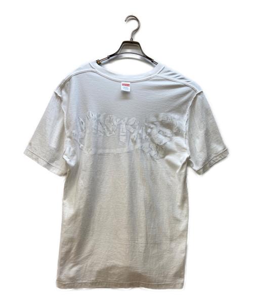 SUPREME（シュプリーム）SUPREME (シュプリーム) 半袖カットソー/Tape Tee ホワイト×シルバー サイズ:Lの古着・服飾アイテム