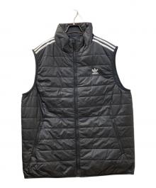adidas（アディダス）の古着「パデッドスタンドカラーパファーベスト」｜ブラック