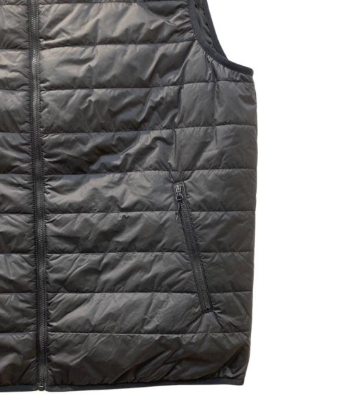 adidas（アディダス）adidas (アディダス) パデッドスタンドカラーパファーベスト ブラック サイズ:2XLの古着・服飾アイテム