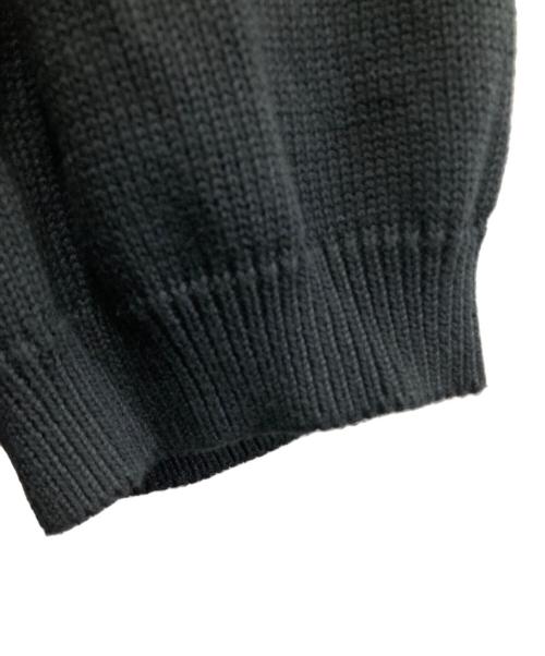 BASICK（ベイシックス）BASICK (ベイシックス) ハーフジップニット ブラック サイズ:Mの古着・服飾アイテム