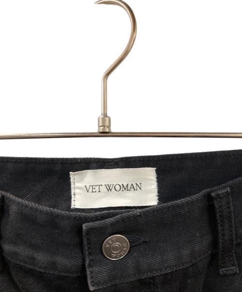 VET WOMAN（VET WOMAN）VET WOMAN (VET WOMAN) デニムパンツ ブラック サイズ:Sの古着・服飾アイテム