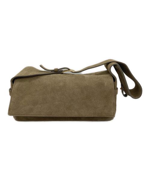 OPEN YY（オープンワイワイ）OPEN YY (オープンワイワイ) Leather SUEDE BELTING DUFFLE BAG ブラウンの古着・服飾アイテム
