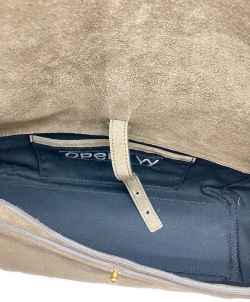 OPEN YY（オープンワイワイ）OPEN YY (オープンワイワイ) Leather SUEDE BELTING DUFFLE BAG ブラウンの古着・服飾アイテム