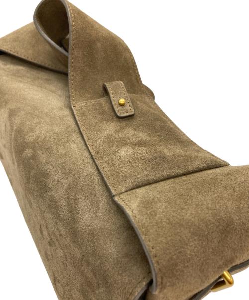 OPEN YY（オープンワイワイ）OPEN YY (オープンワイワイ) Leather SUEDE BELTING DUFFLE BAG ブラウンの古着・服飾アイテム