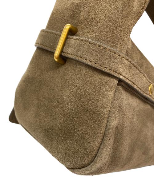 OPEN YY（オープンワイワイ）OPEN YY (オープンワイワイ) Leather SUEDE BELTING DUFFLE BAG ブラウンの古着・服飾アイテム