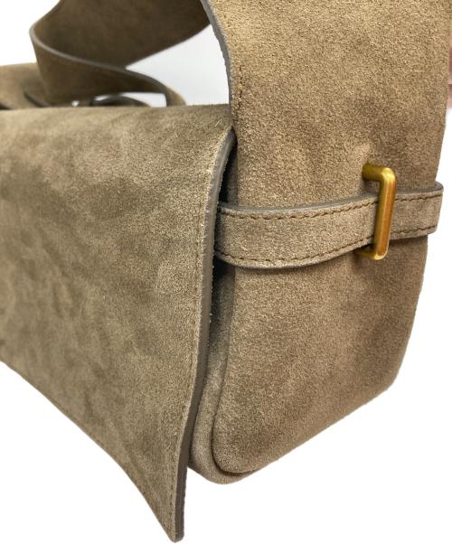 OPEN YY（オープンワイワイ）OPEN YY (オープンワイワイ) Leather SUEDE BELTING DUFFLE BAG ブラウンの古着・服飾アイテム