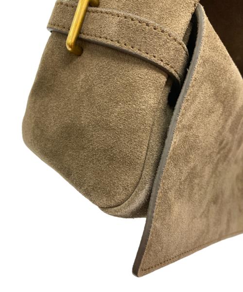 OPEN YY（オープンワイワイ）OPEN YY (オープンワイワイ) Leather SUEDE BELTING DUFFLE BAG ブラウンの古着・服飾アイテム