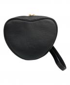 Ch!iiiチー）の古着「Leather Heart Shoulder」｜ブラック