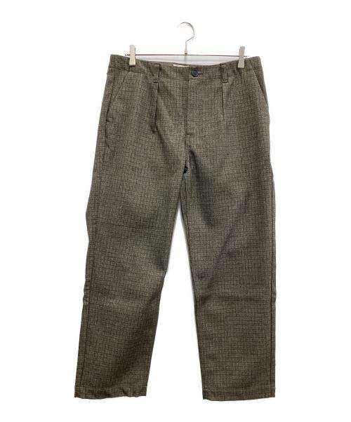 STILL BY HAND（スティルバイハンド）STILL BY HAND (スティルバイハンド) エステルテーパードパンツ ブラウン サイズ:48の古着・服飾アイテム