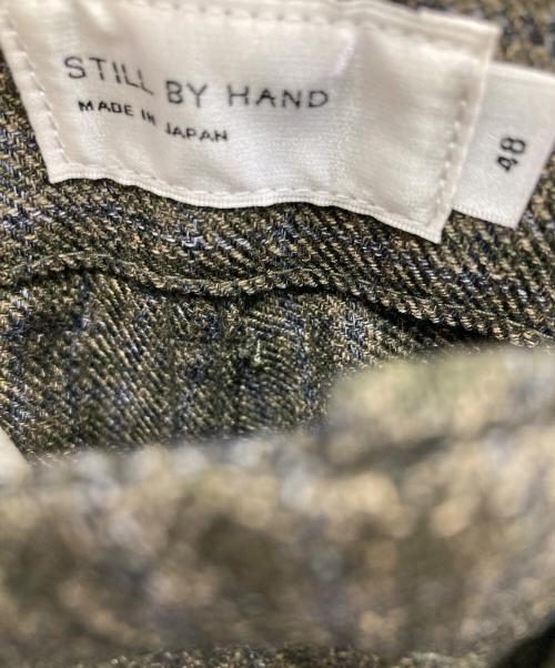 STILL BY HAND（スティルバイハンド）STILL BY HAND (スティルバイハンド) エステルテーパードパンツ ブラウン サイズ:48の古着・服飾アイテム