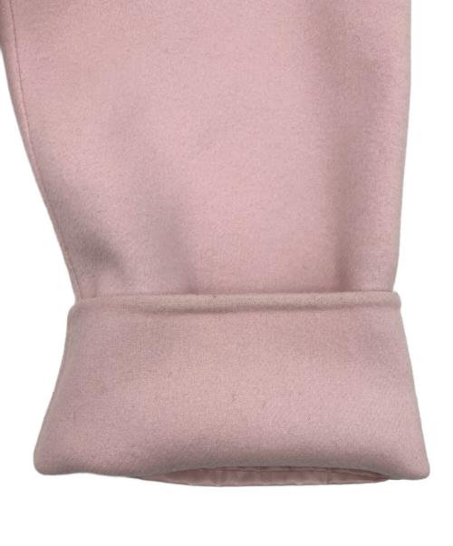 SLOBE IENA（スローブ イエナ）SLOBE IENA (スローブ イエナ) souple wool ダブルフェイススタンドコート ライトピンク サイズ:Freeの古着・服飾アイテム