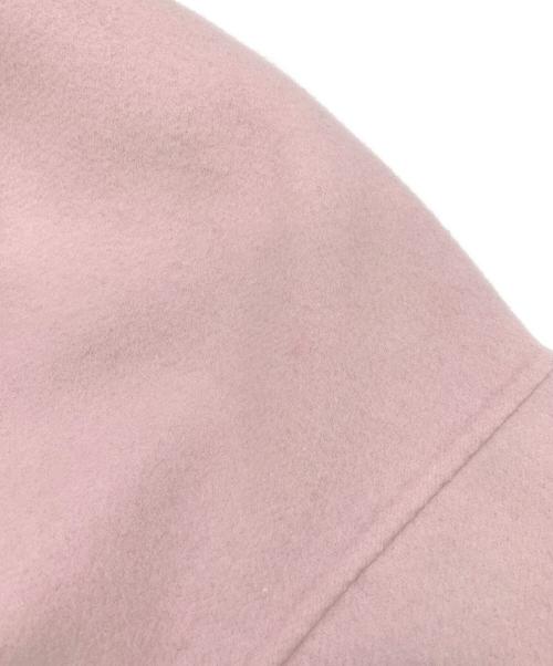 SLOBE IENA（スローブ イエナ）SLOBE IENA (スローブ イエナ) souple wool ダブルフェイススタンドコート ライトピンク サイズ:Freeの古着・服飾アイテム