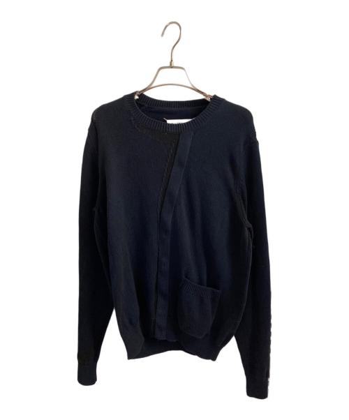 Maison Margiela（メゾンマルジェラ）Maison Margiela (メゾンマルジェラ) 再構築ニット ネイビー サイズ:Mの古着・服飾アイテム