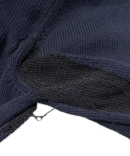 Maison Margiela（メゾンマルジェラ）Maison Margiela (メゾンマルジェラ) 再構築ニット ネイビー サイズ:Mの古着・服飾アイテム