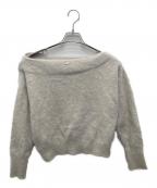 Aimeineエメイン）の古着「FOXニットドレーププルオーバー」｜ベージュ