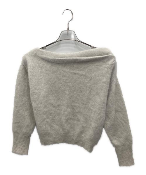 Aimeine（エメイン）Aimeine (エメイン) FOXニットドレーププルオーバー ベージュ サイズ:Fの古着・服飾アイテム