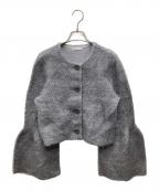 ESTNATIONエストネーション）の古着「スパークファージャケット」｜グレー
