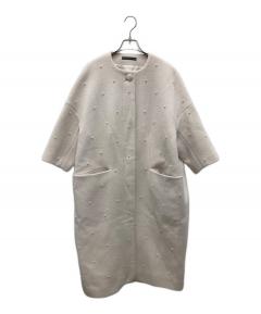 中古・古着通販】CADUNE (カデュネ) ボアコート 黄緑 サイズ:38