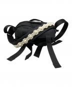 Simone Rochaシモーネ ロシャ）の古着「Beaded Classic Bow ショルダーバッグ」｜ブラック