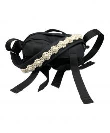 Simone Rocha（シモーネ ロシャ）の古着「Beaded Classic Bow ショルダーバッグ」｜ブラック