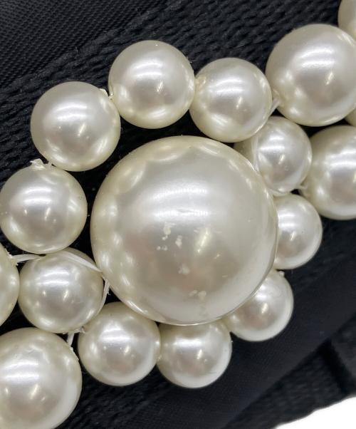 Simone Rocha（シモーネ ロシャ）Simone Rocha (シモーネ ロシャ) Beaded Classic Bow ショルダーバッグ ブラックの古着・服飾アイテム